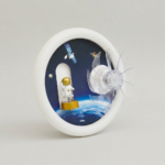 Proudome Astronaut Wall Light with Fan for Kids Room, Space Theme LED Lamp for Nursery & Boys Bedroom Decor - Image 8