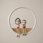 Proudome Family Figures LED Wall Light for Kids Room, Silicone Diffuser Decorative Lamp for Nursery & Baby Bedroom Decor - Image 2