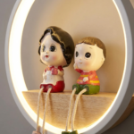 Proudome Family Figures LED Wall Light for Kids Room, Silicone Diffuser Decorative Lamp for Nursery & Baby Bedroom Decor - Image 6