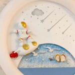 Proudome Astronaut LED Ceiling Light for Kids Room, Space Theme Round Lamp for Nursery & Baby Bedroom Decor - Image 6