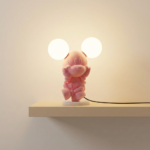 Proudome Mickey Mouse Table Lamp for Kids Bedroom, Cartoon Bedside Night Lamp for Baby Nursery & Study Desk Decor