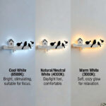 Proudome LED Bird Wall Light for Kids Bedroom, Cute Bird Wall Lamp for Nursery, Baby Area & Playroom Decor - Image 4