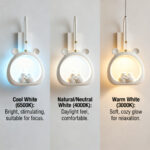 Proudome Kids LED Wall Light for Bedroom, Decorative Lamp for Nursery & Baby Area, Stylish Playroom Wall Decor Lighting for Boys & Girls - Image 4