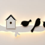Proudome LED Bird Wall Light for Kids Bedroom, Cute Bird Wall Lamp for Nursery, Baby Area & Playroom Decor - Image 6