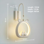 Proudome Kids LED Wall Light for Bedroom, Decorative Lamp for Nursery & Baby Area, Stylish Playroom Wall Decor Lighting for Boys & Girls - Image 7