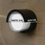 Proudome LED Bulkhead Wall Light, Modern Outdoor Round Wall Lamp for Bathroom, Corridor & Exterior Use - Image 6