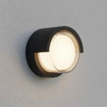 Proudome LED Bulkhead Wall Light, Modern Outdoor Round Wall Lamp for Bathroom, Corridor & Exterior Use - Image 4