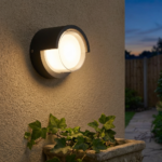 Proudome LED Bulkhead Wall Light, Modern Outdoor Round Wall Lamp for Bathroom, Corridor & Exterior Use - Image 3