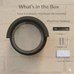 Proudome LED Bulkhead Wall Light, Modern Outdoor Round Wall Lamp for Bathroom, Corridor & Exterior Use - Image 7