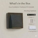 Proudome Angled Outdoor Wall Light, Modern Hood Style LED Lamp for Pathway, Staircase & Exterior Walls - Image 7