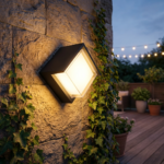 Proudome LED Outdoor Wall Light, Modern Panel Wall Lamp for Gate, Pillar & Exterior Walls - Image 3
