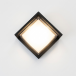 Proudome LED Outdoor Wall Light, Modern Panel Wall Lamp for Gate, Pillar & Exterior Walls