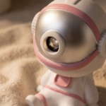 Proudome Astronaut Projector Lamp for Kids Bedroom, Space Theme Moon Projection Night Light, Bedside Ambient Lamp - Image 6