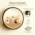 Proudome Astronaut LED Wall Light for Kids Bedroom, Space Theme Wall Lamp for Nursery, Kids Room Night Light Decor - Image 8