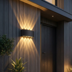 Proudome Curved Outdoor LED Wall Light, Modern Up Down Waterproof Lamp for Balcony, Garden & Facade - Image 3