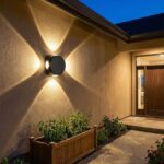 Proudome 4 Way LED Outdoor Wall Light, Up Down Beam Wall Lamp for Exterior Facade & Balcony - Image 3