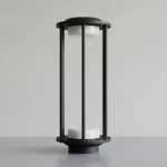 Proudome Outdoor Pillar Bollard Light, Modern Cage Design LED Lamp for Garden, Pathway & Landscape - Image 2