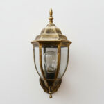 Proudome Antique Outdoor Wall Lantern – Metal Clear Glass Exterior Light for Balcony, Patio, Porch & Entryway - Image 2