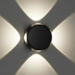 Proudome 4 Way LED Outdoor Wall Light, Up Down Beam Wall Lamp for Exterior Facade & Balcony