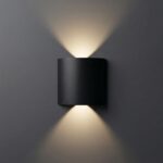 Proudome Up Down Outdoor Wall Light, Modern Dual Beam LED Lamp for Exterior Walls & Facade