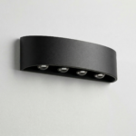Proudome Curved Outdoor LED Wall Light, Modern Up Down Waterproof Lamp for Balcony, Garden & Facade - Image 4