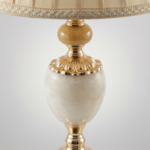 Proudome Marble Finish Table Lamp | Modern Bedside Lamp for Bedroom & Living Area - Image 7