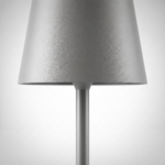 Proudome Gray LED Table Lamp with Touch Control | Modern Bedside & Desk Mood Light - Image 7