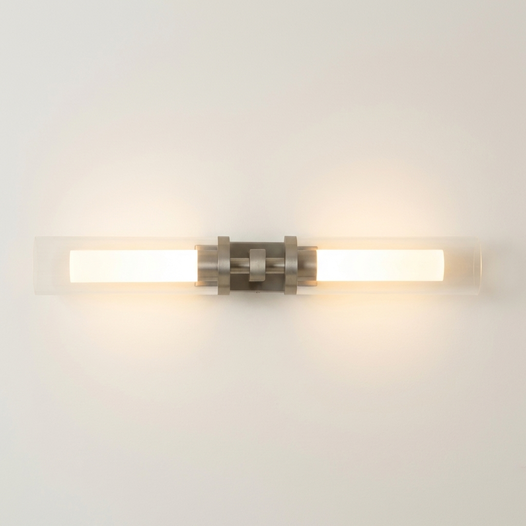download - 2026-04-02T153747.908 Proudome Designer Glass Tube Wall Light | Modern LED Vanity & Mirror Light for Bathroom, Dressing Area & Interior Lighting - Image 1