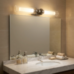 Proudome Designer Glass Tube Wall Light | Modern LED Vanity & Mirror Light for Bathroom, Dressing Area & Interior Lighting - Image 3