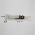 Proudome Modern Linear LED Wall Light | Designer Glass Tube Vanity & Mirror Light for Bathroom & Dressing Area - Image 6