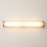 Proudome Minimalist LED Tube Wall Light | Modern Gold Finish Vanity Light for Bathroom Mirror, Dressing Area & Interior Lighting