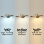 Proudome LED Picture Light | Wall Mounted Artwork & Mirror Light | Modern Metal Wall Lamp - Image 4