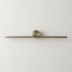 Proudome Minimal LED Picture Light | Slim Gold Wall Light for Artwork & Mirror Lighting - Image 2