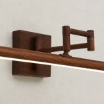 Proudome Large Brown LED Picture Light | Wide Wall Mounted Artwork & Mirror Illumination - Image 6