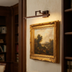 Proudome Large Brown LED Picture Light | Wide Wall Mounted Artwork & Mirror Illumination - Image 3