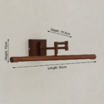 Proudome Large Brown LED Picture Light | Wide Wall Mounted Artwork & Mirror Illumination - Image 7