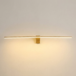 Proudome Slim LED Picture Light | Modern Gold Linear Wall Light for Artwork & Mirror Lighting
