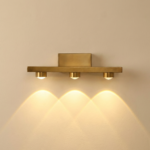 Proudome Gold LED Picture Light | Small Wall Mounted Artwork & Mirror Accent Lamp | Warm White