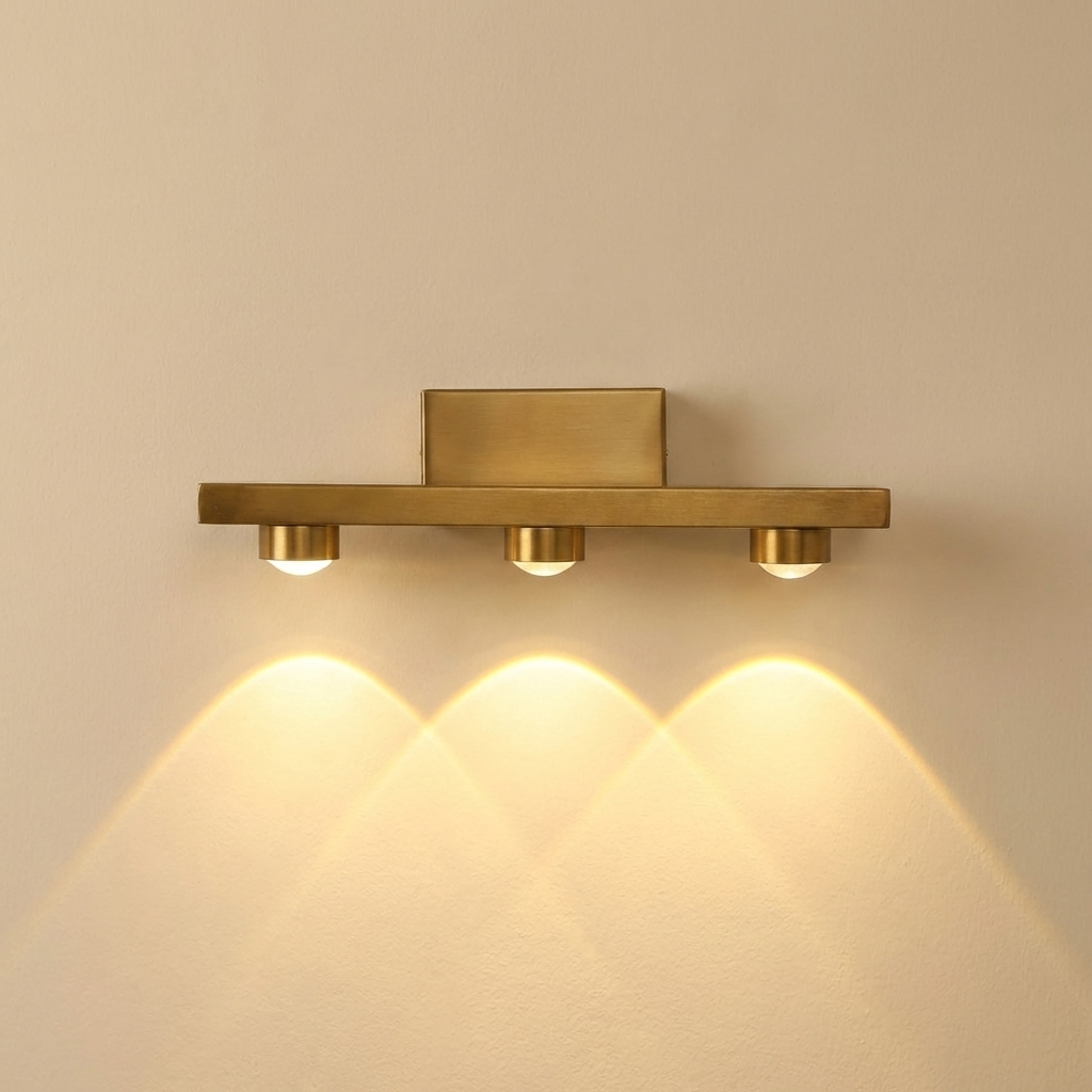 download - 2026-04-10T172319.720 Proudome Gold LED Picture Light | Small Wall Mounted Artwork & Mirror Accent Lamp | Warm White - Image 1