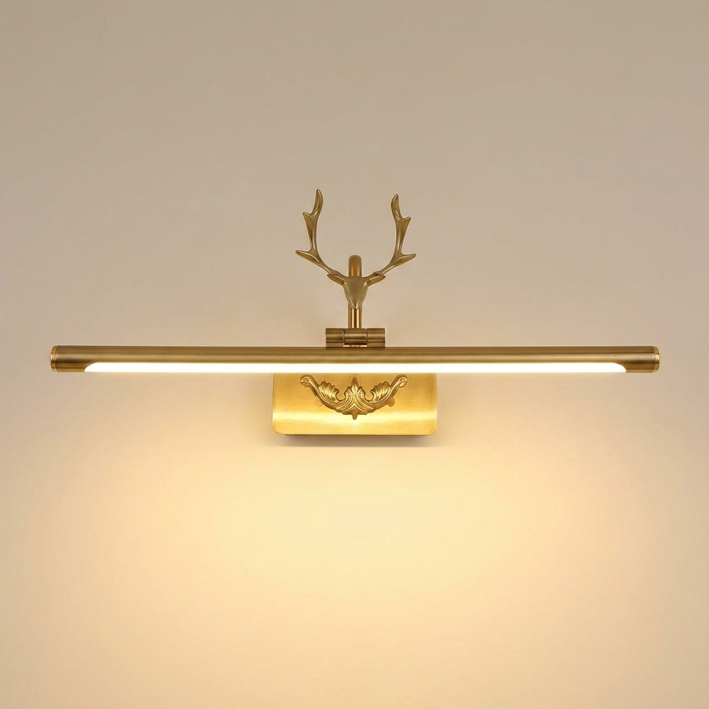 download - 2026-04-10T173747.953 Proudome Deer Head LED Picture Light | Decorative Wall Mounted Artwork & Mirror Lighting - Image 1