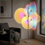 Proudome Modern Multi Head Floor Lamp | 5 Light Tree Standing Lamp for Living Room & Bedroom - Image 4