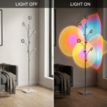 Proudome Modern Multi Head Floor Lamp | 5 Light Tree Standing Lamp for Living Room & Bedroom - Image 5
