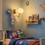Produome Astronaut Moon Wall Light for Kids Room with G9 Bulb Included | Space-Themed Decorative Wall Lamp - Image 6