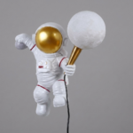 Proudome Astronaut Wall Light for Kids Room with G9 Bulb Included | Space-Themed Decorative Wall Lamp - Image 2