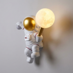 Proudome Astronaut Wall Light for Kids Room with G9 Bulb Included | Space-Themed Decorative Wall Lamp - Image 4