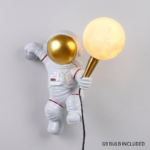 Proudome Astronaut Wall Light for Kids Room with G9 Bulb Included | Space-Themed Decorative Wall Lamp - Image 6