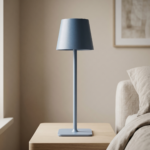 Proudome Blue LED Mood Table Lamp with Touch & 3 Light Modes | Modern Bedside & Desk Lighting - Image 3
