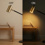 Proudome Black & Gold Table Lamp | Elegant LED Bedside Lighting for Bedroom, Office Desk & Home Decor - Image 5