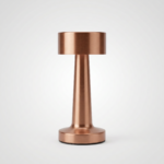 Proudome Rose Gold LED Table Lamp with 3 Color Modes | Touch Bedside Lamp for Bedroom, Study & Living Area - Image 2
