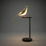 Proudome Bird LED Table Lamp for Bedroom | Decorative Modern Bedside Lamp for Home Decor & Living Area